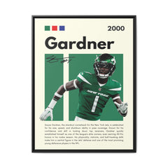 Sauce Gardner: Defensive Dynamo - Canvas Wall Art