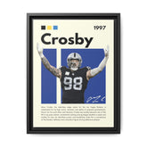 Maxx Crosby: Defensive Dynamo - Canvas Wall Art