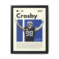 Maxx Crosby: Defensive Dynamo - Canvas Wall Art