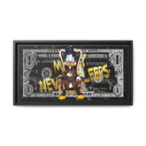 Feds and Feathers: Pop Art Currency Remix, Cartoon Financial Commentary - Canvas Wall Art