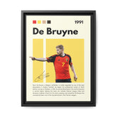 De Bruyne: Football's Maestro - Canvas Wall Art