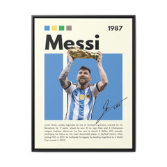 Messi's Triumph - Canvas Wall Art