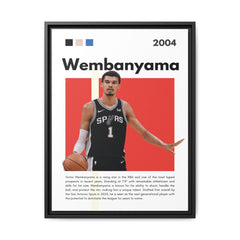 Wembanyama Rising - Canvas Wall Art