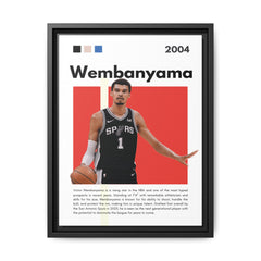 Wembanyama Rising - Canvas Wall Art