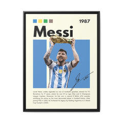 Messi's Triumph - Canvas Wall Art