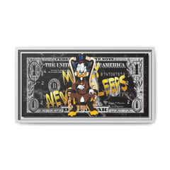 Feds and Feathers: Pop Art Currency Remix, Cartoon Financial Commentary - Canvas Wall Art