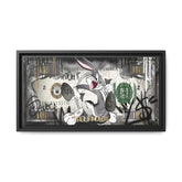 Bunny Benjamins: Pop Art Currency Remix, American Dream Iconography - Canvas Wall Art