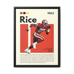 Jerry Rice: Gridiron Legend - Canvas Wall Art
