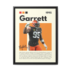 Myles Garrett: Beast of the Browns - Canvas Wall Art