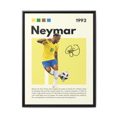 Neymar's Golden Moment - Canvas Wall Art