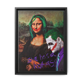 Mona Lisa Metamorphosis: Pop Culture Remix, Comic Book Reimagining - Canvas Wall Art