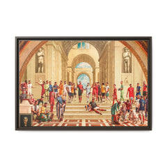 Pantheon of Football Glory: World Cup 2022 Immortalized, Global Soccer Legends Memorialized - Canvas Wall Art