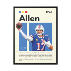 Josh Allen - Canvas Wall Art