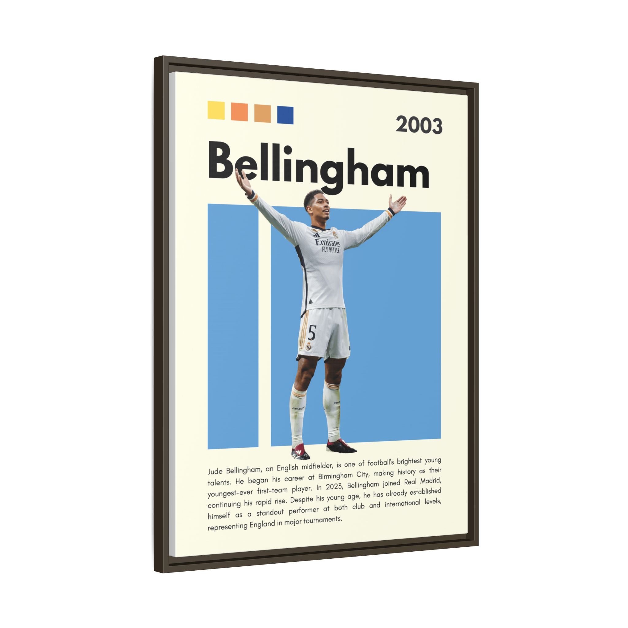 Jude Bellingham: Rising Star - Canvas Wall Art