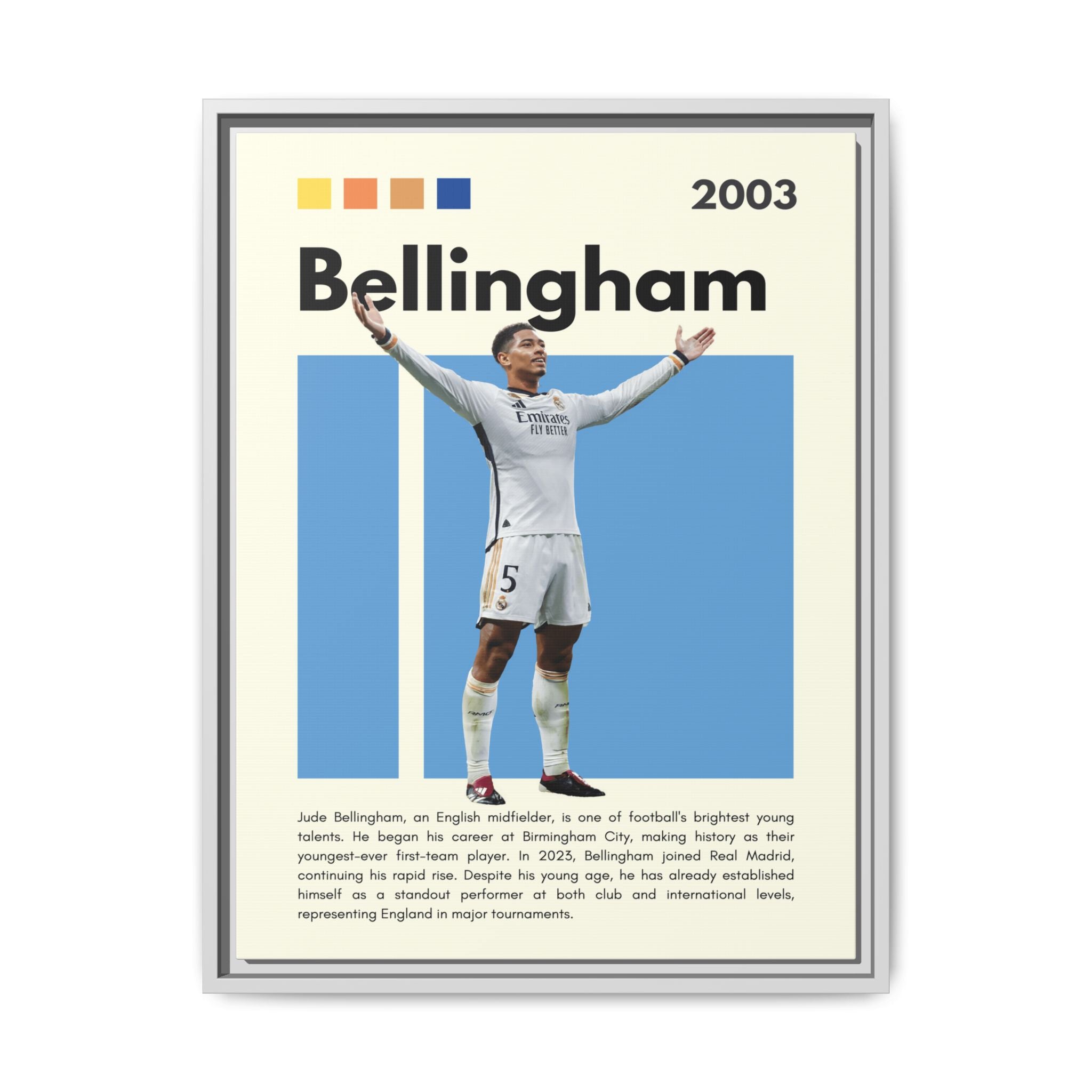 Jude Bellingham: Rising Star - Canvas Wall Art
