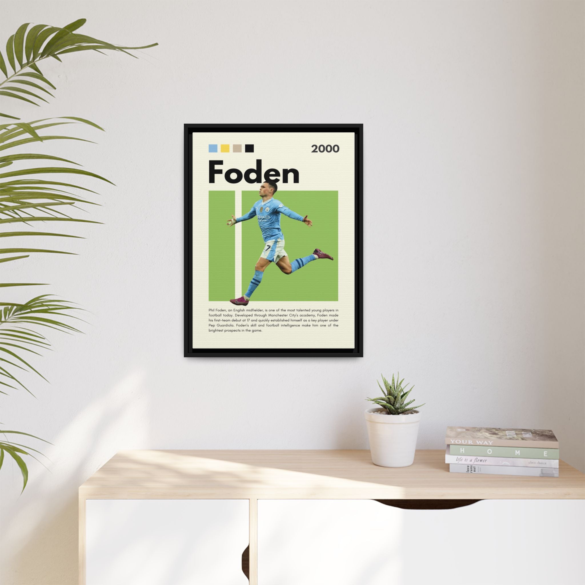 Sky Blue Prodigy - Canvas Wall Art