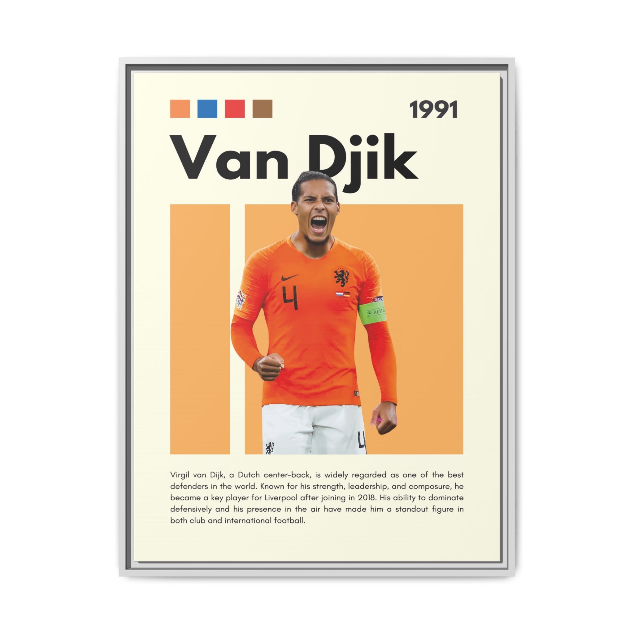 Defender of Orange - Canvas Wall Art