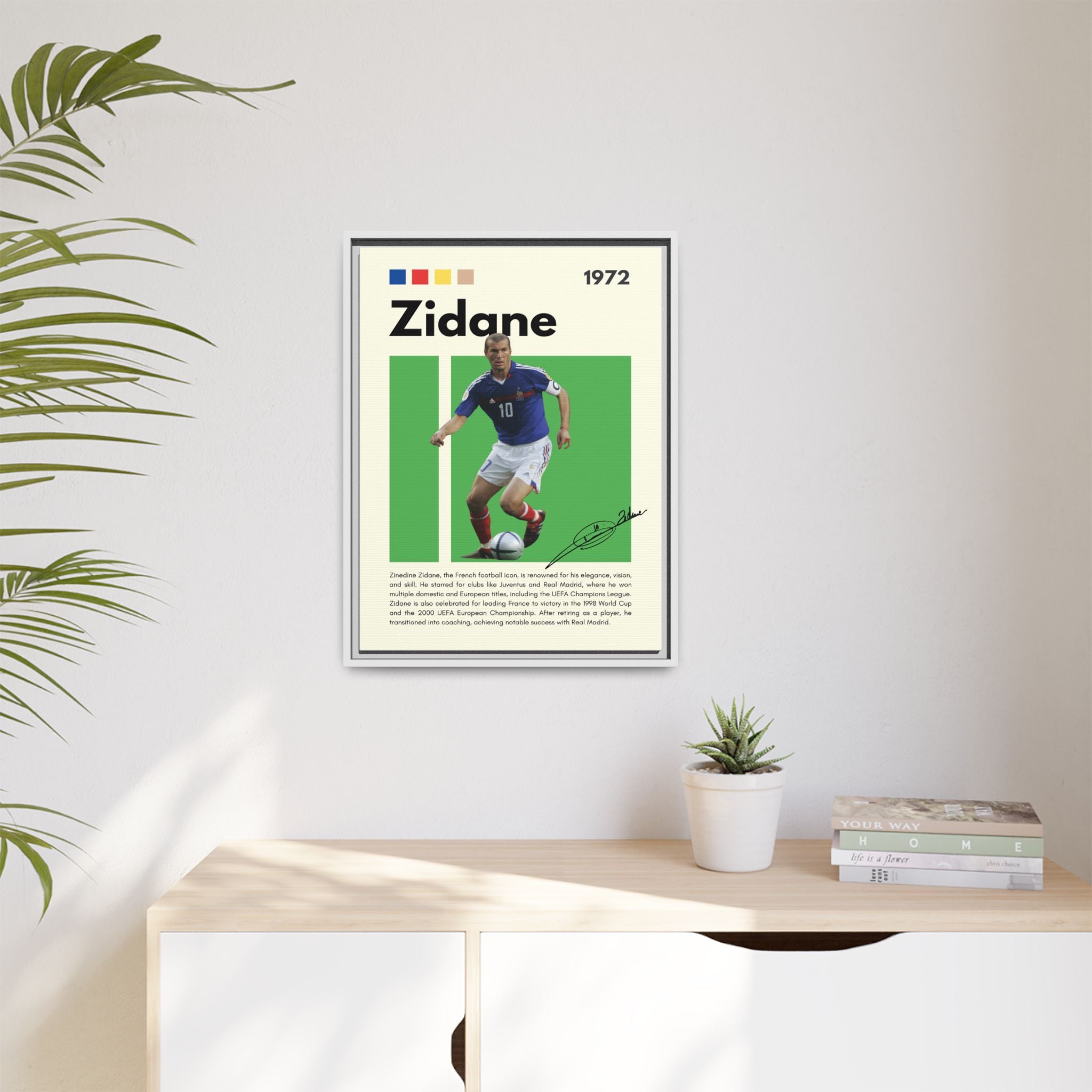Zidane - Canvas Wall Art
