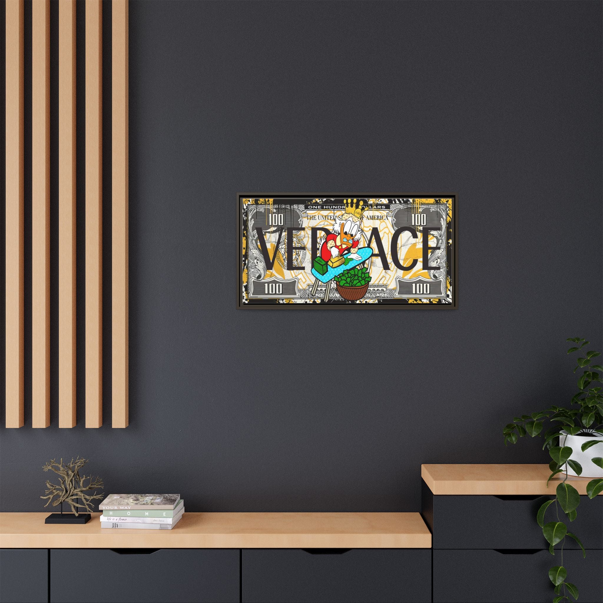 Duckonomics: Pop Art Currency Remix, Urban Financial Whimsy - Canvas Wall Art