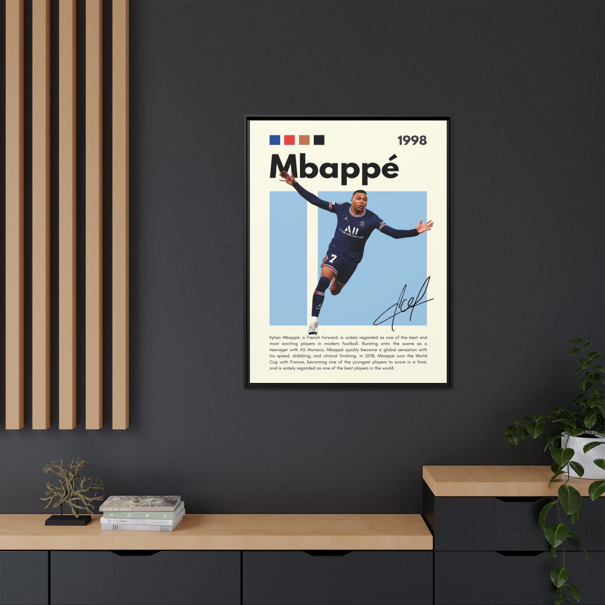 Mbappé Magic - Canvas Wall Art