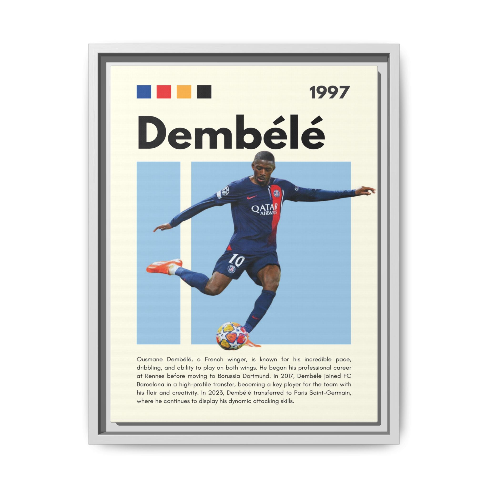 Dembélé - Canvas Wall Art