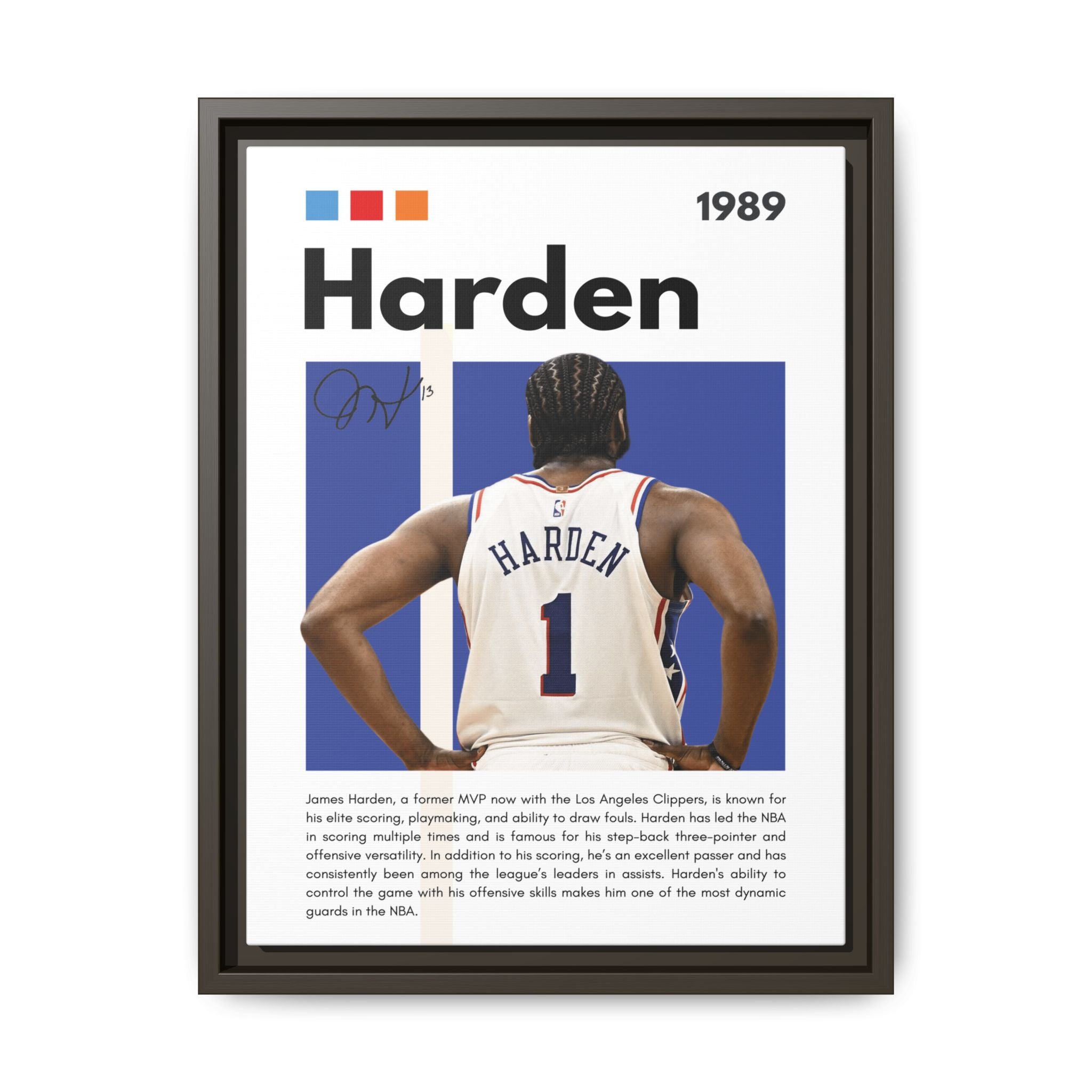 Harden's Stride - Canvas Wall Art