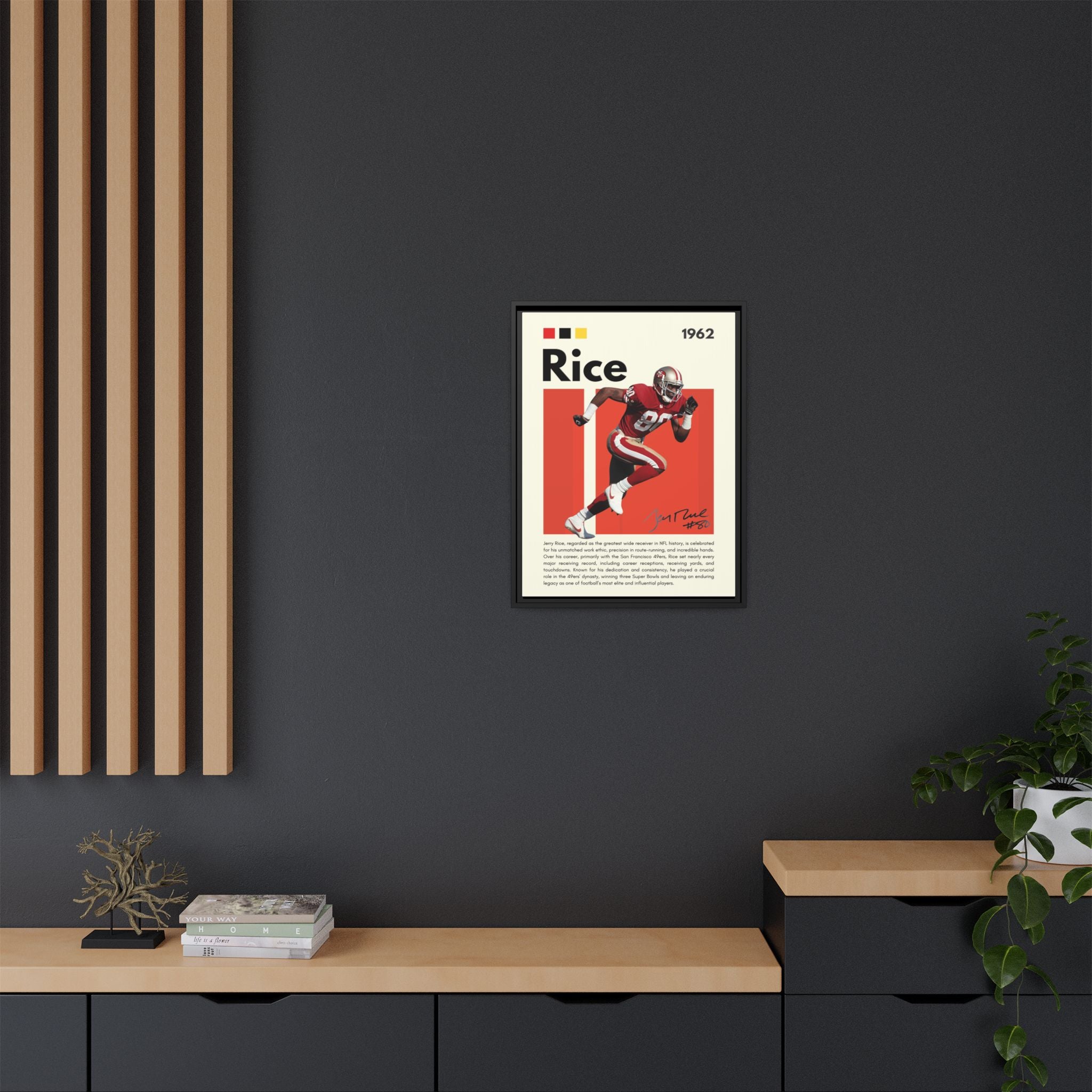 Jerry Rice: Gridiron Legend - Canvas Wall Art