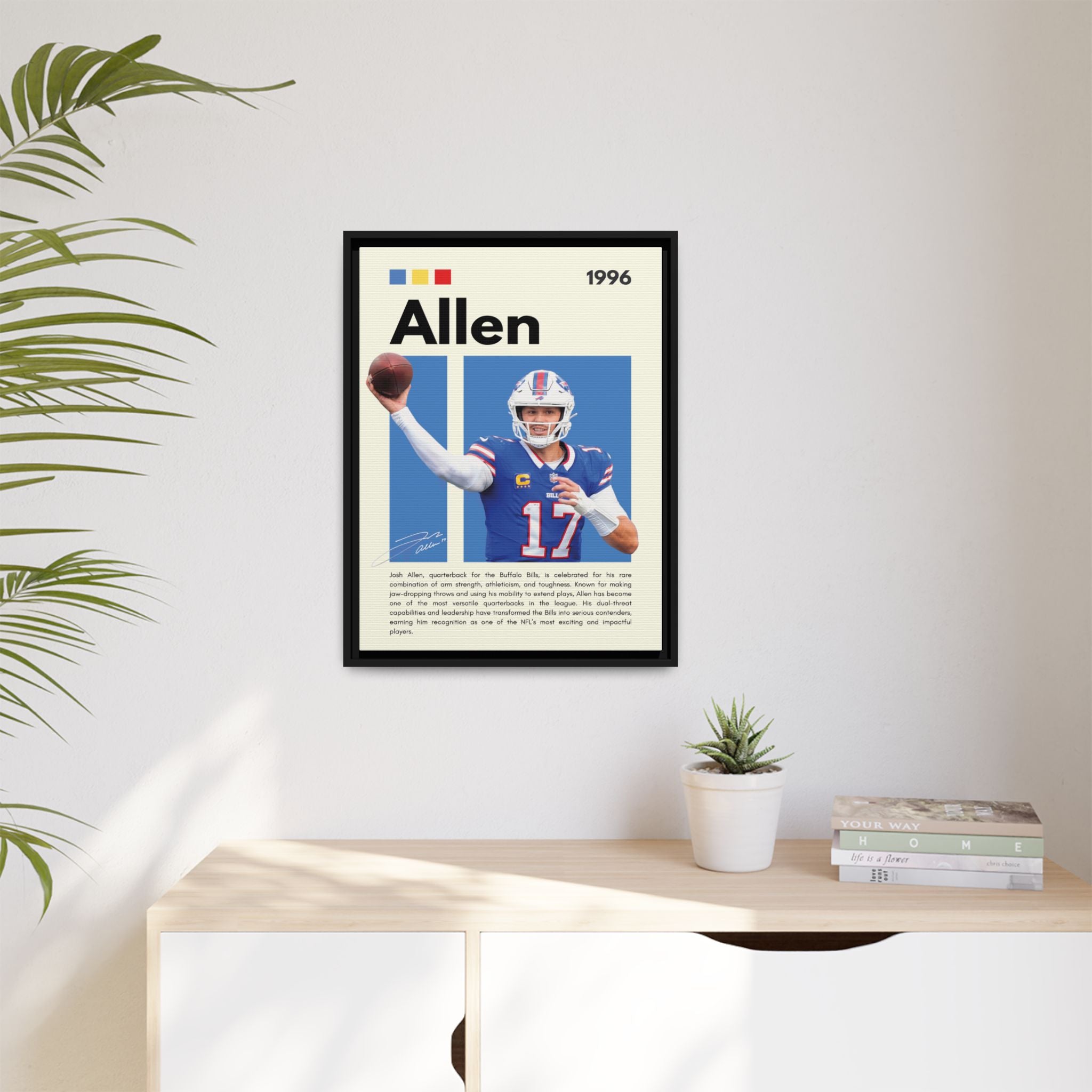 Josh Allen - Canvas Wall Art