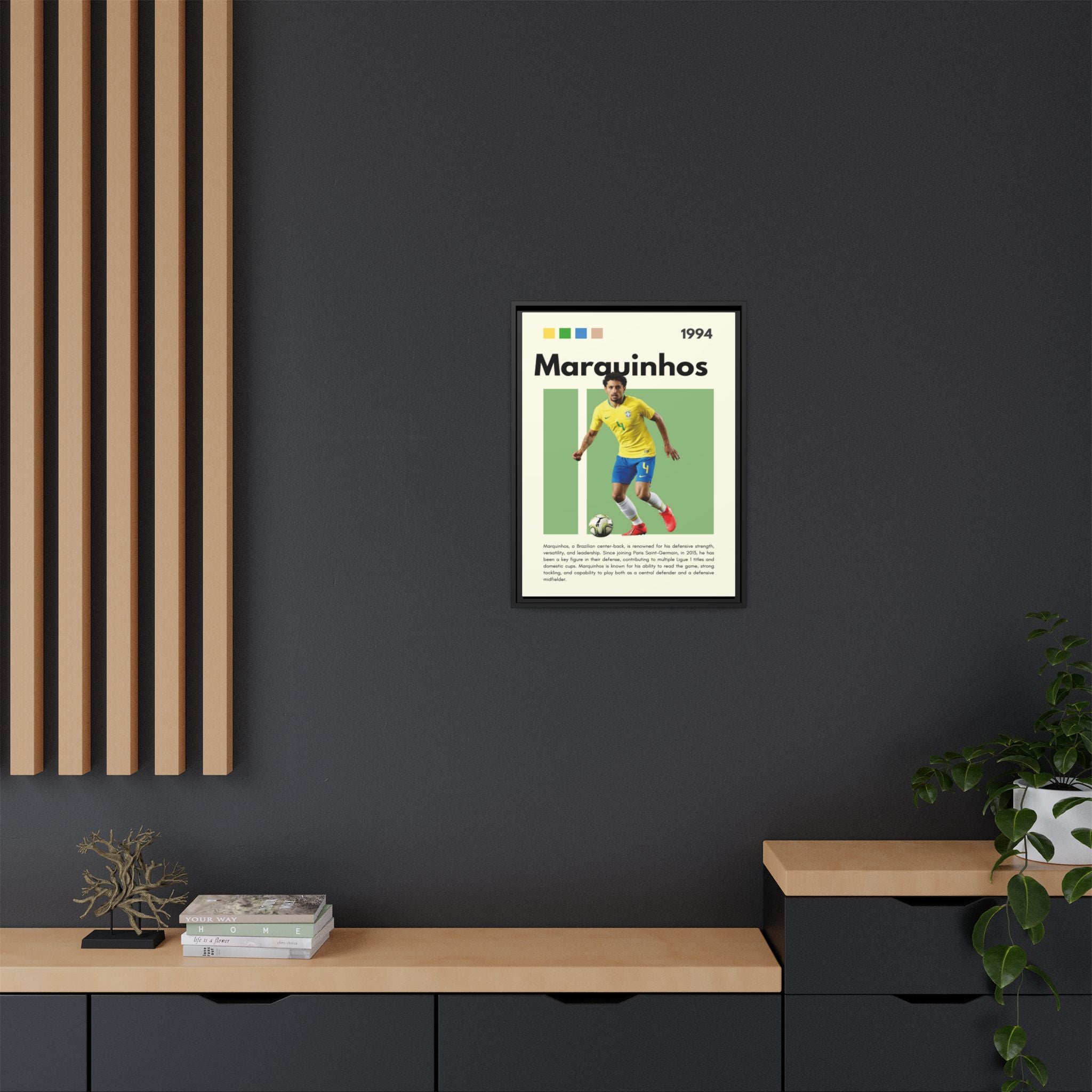 Marquinhos: Defensive Maestro - Canvas Wall Art