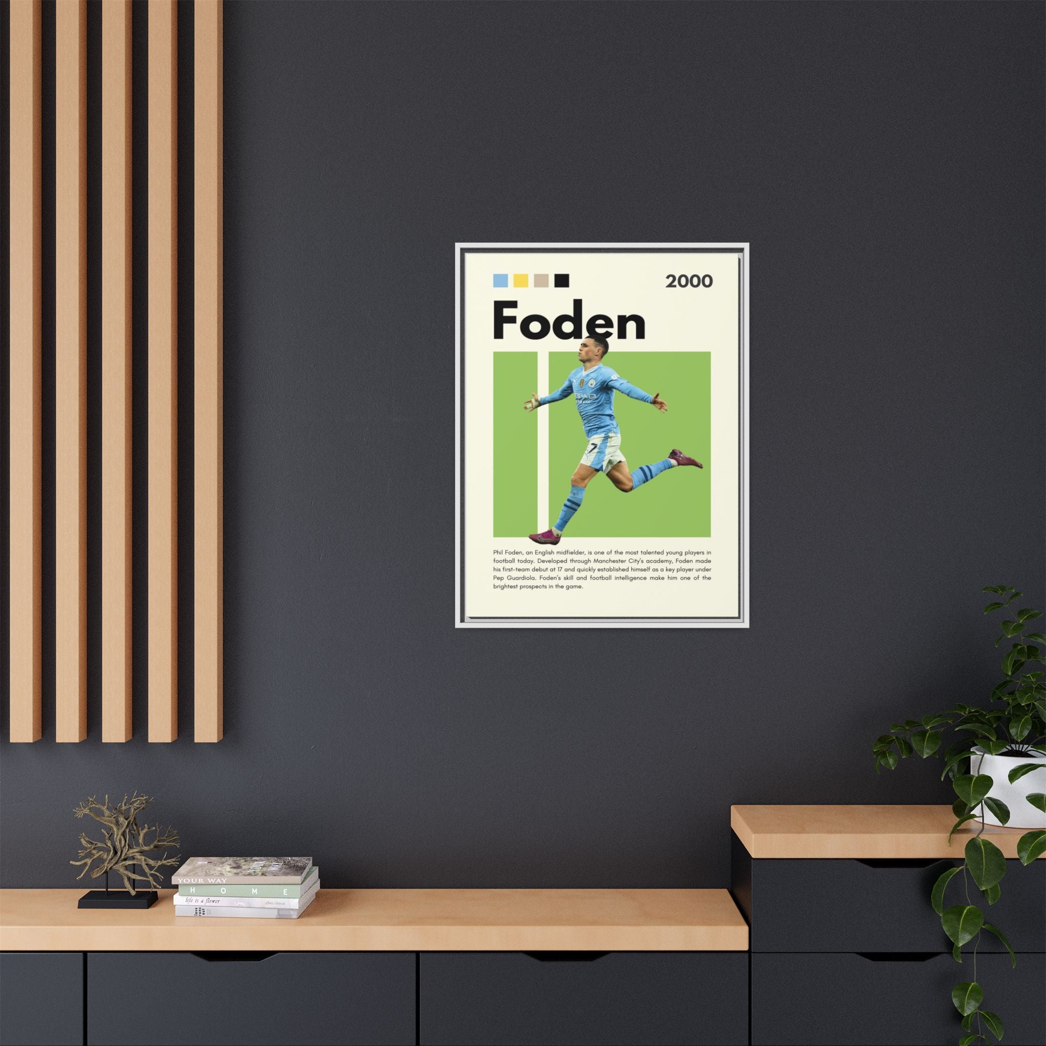 Sky Blue Prodigy - Canvas Wall Art