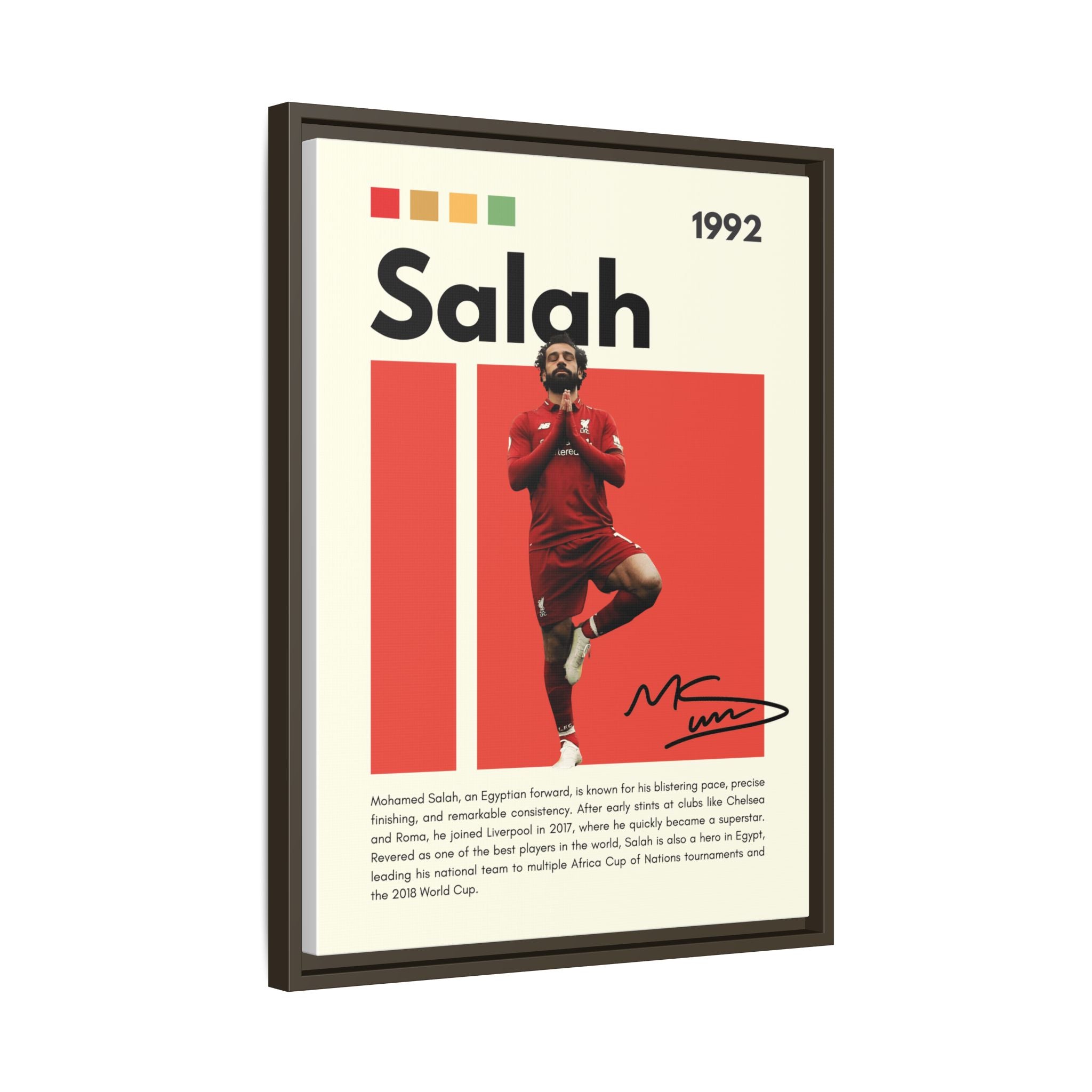 Mohamed Salah: Liverpool Legend
Egyptian King of Football
Salah's Blazing Red Journey
Iconic Forward - Canvas Wall Art