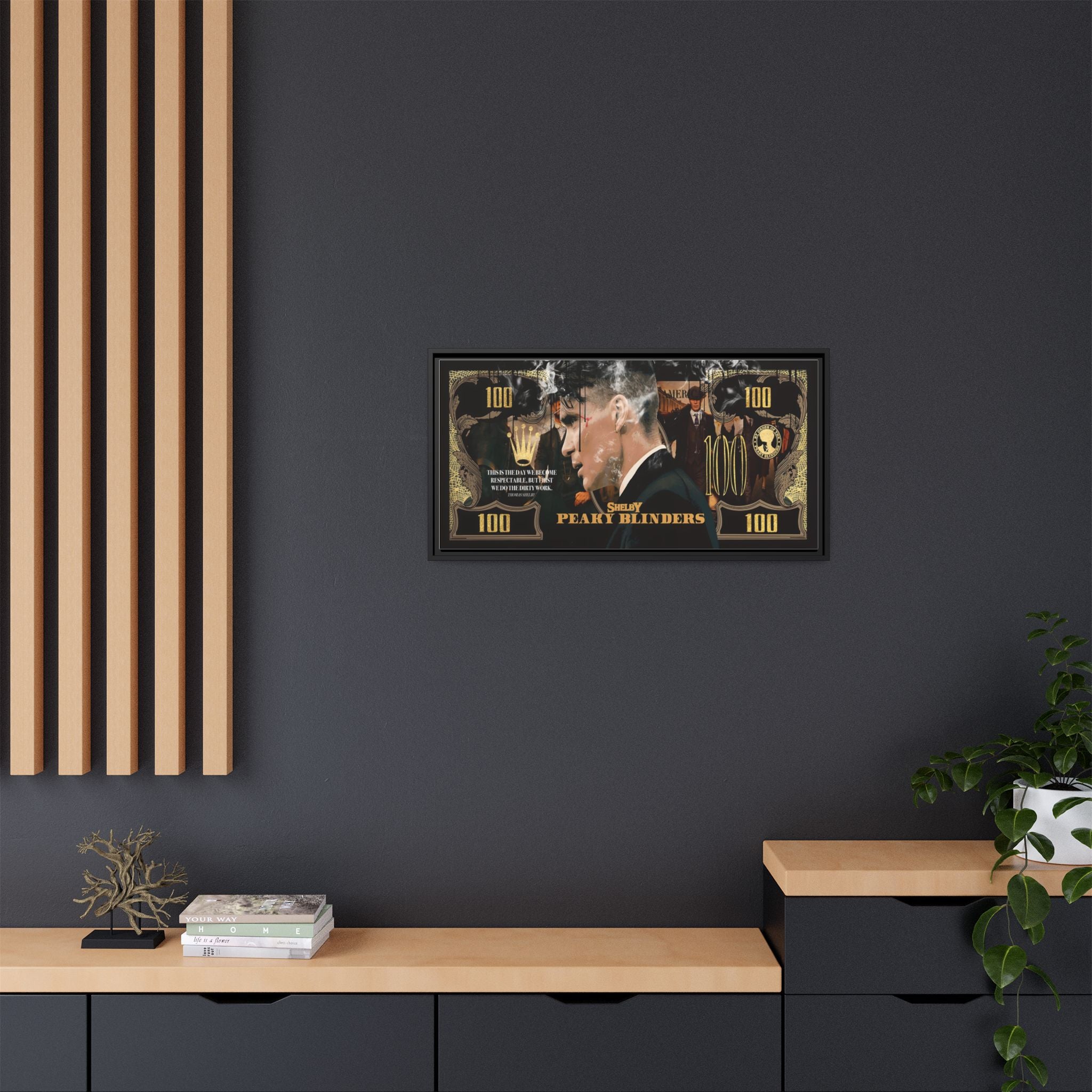 Peaky Blinders Golden Era: Shelby Saga in Commemorative Art, Criminal Elegance Poster - Canvas Wall Art