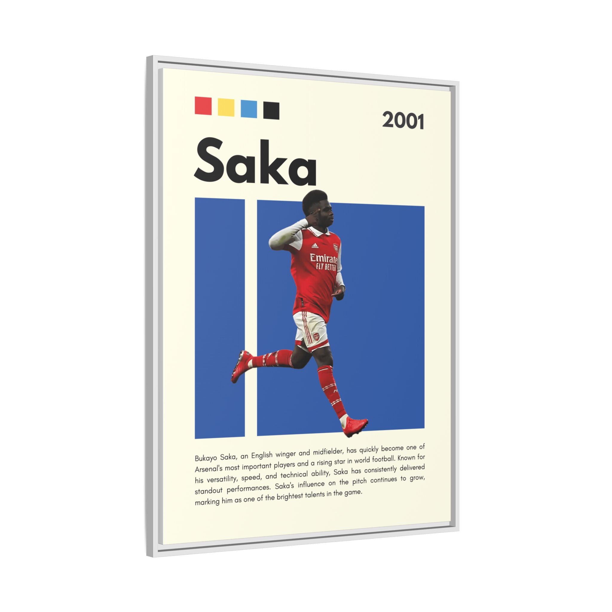 Saka Soars - Canvas Wall Art