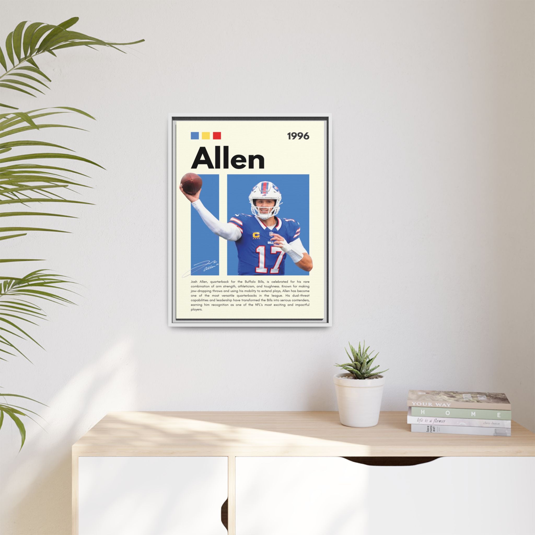 Josh Allen - Canvas Wall Art