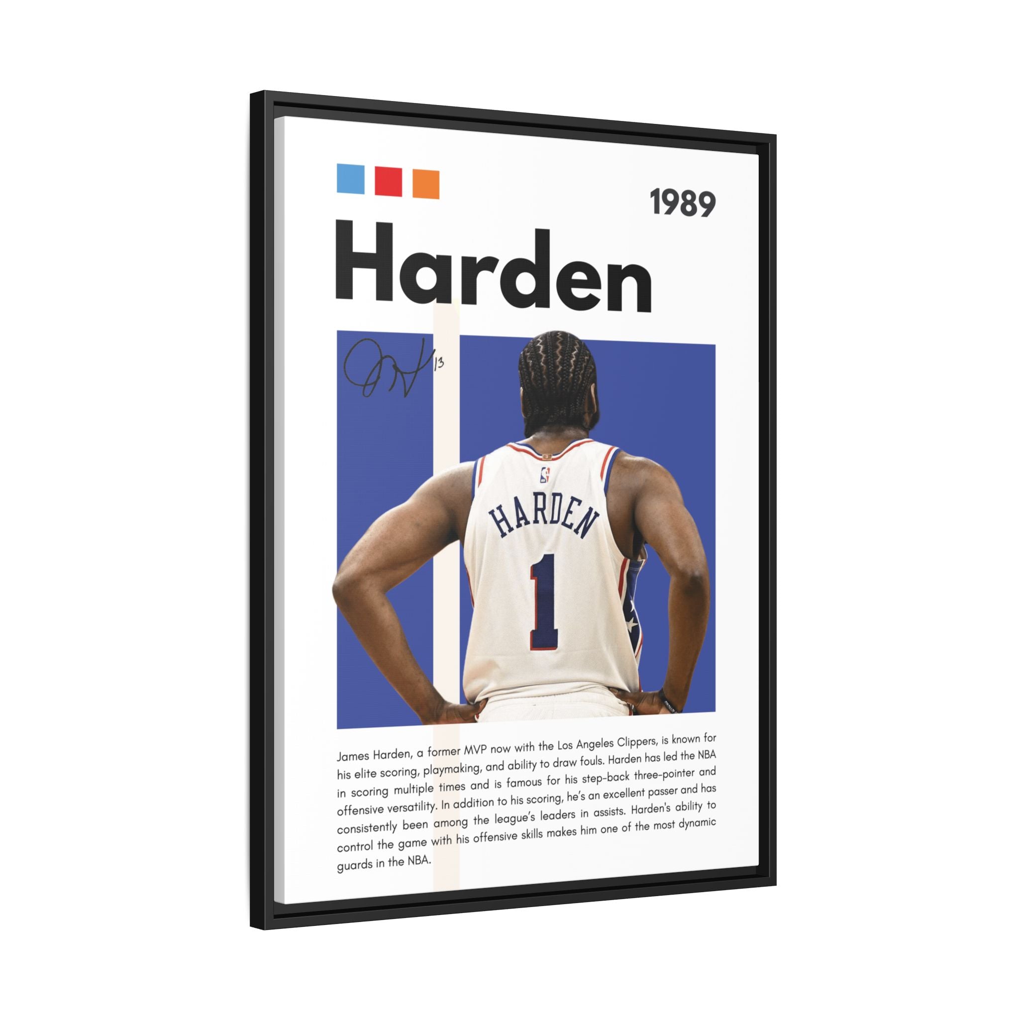 Harden's Stride - Canvas Wall Art