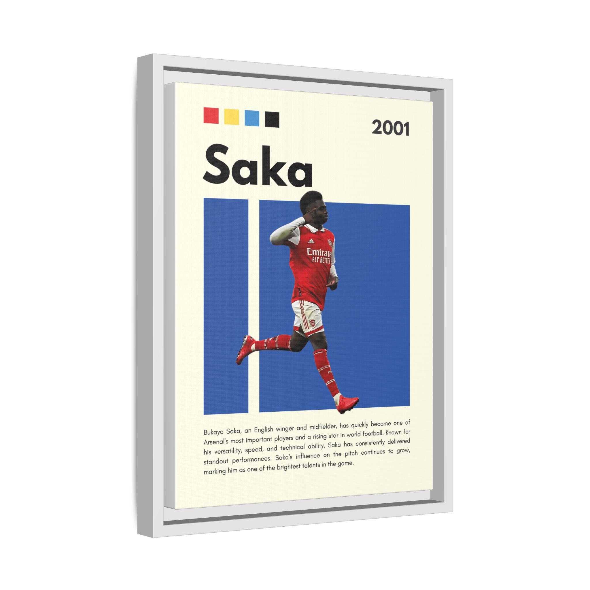 Saka Soars - Canvas Wall Art