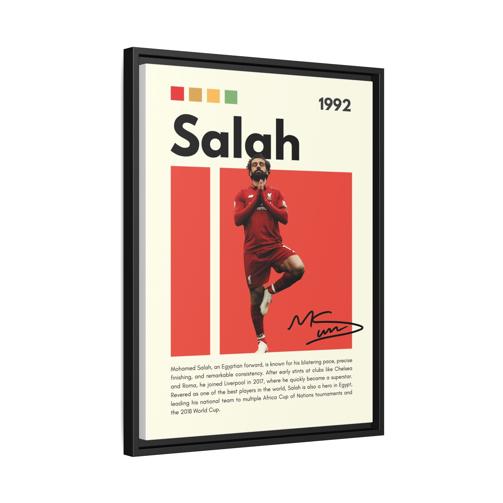 Mohamed Salah: Liverpool Legend
Egyptian King of Football
Salah's Blazing Red Journey
Iconic Forward - Canvas Wall Art