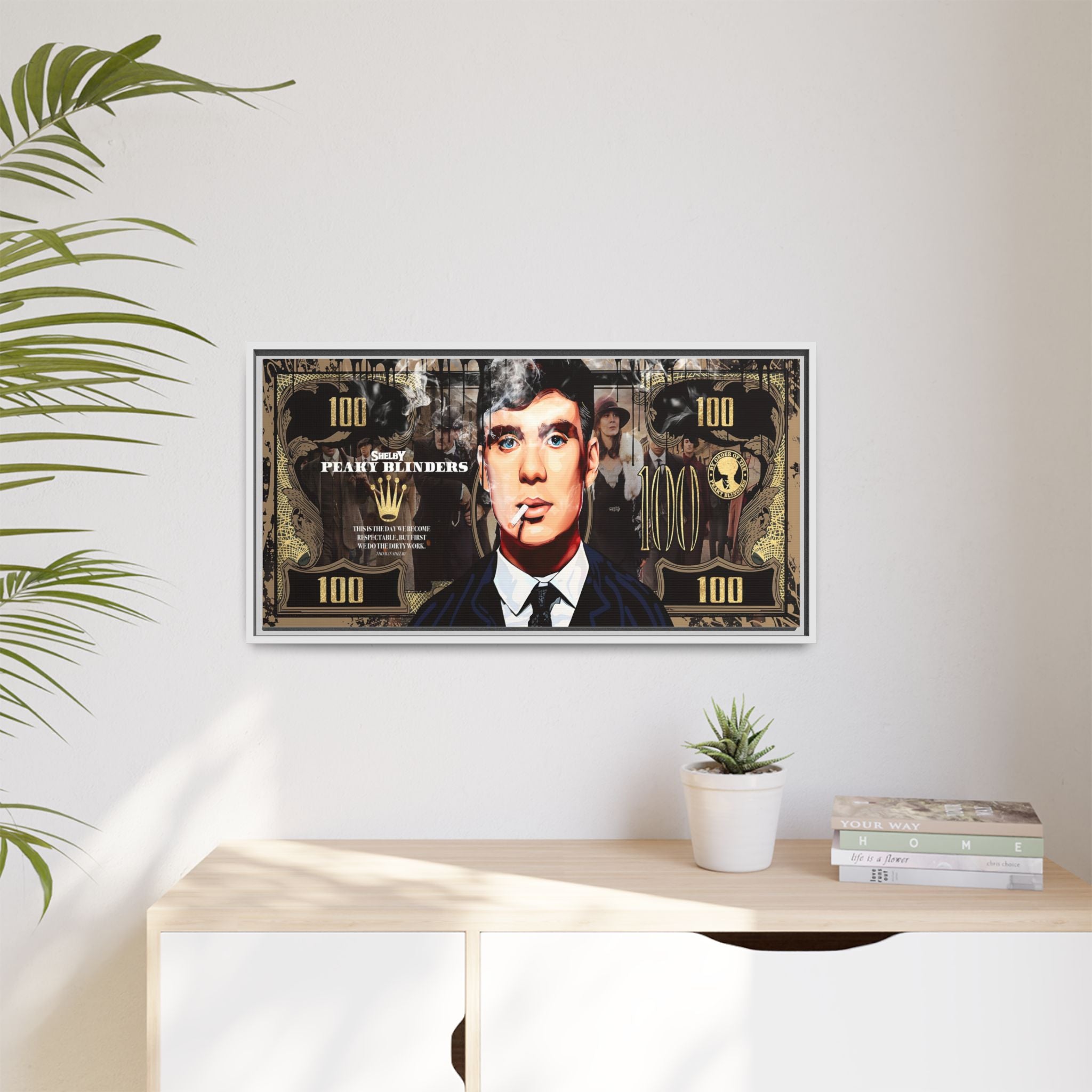 Peaky Blinders Reign: Shelby Empire Rising, Vintage Gangster Art Portrait - Canvas Wall Art