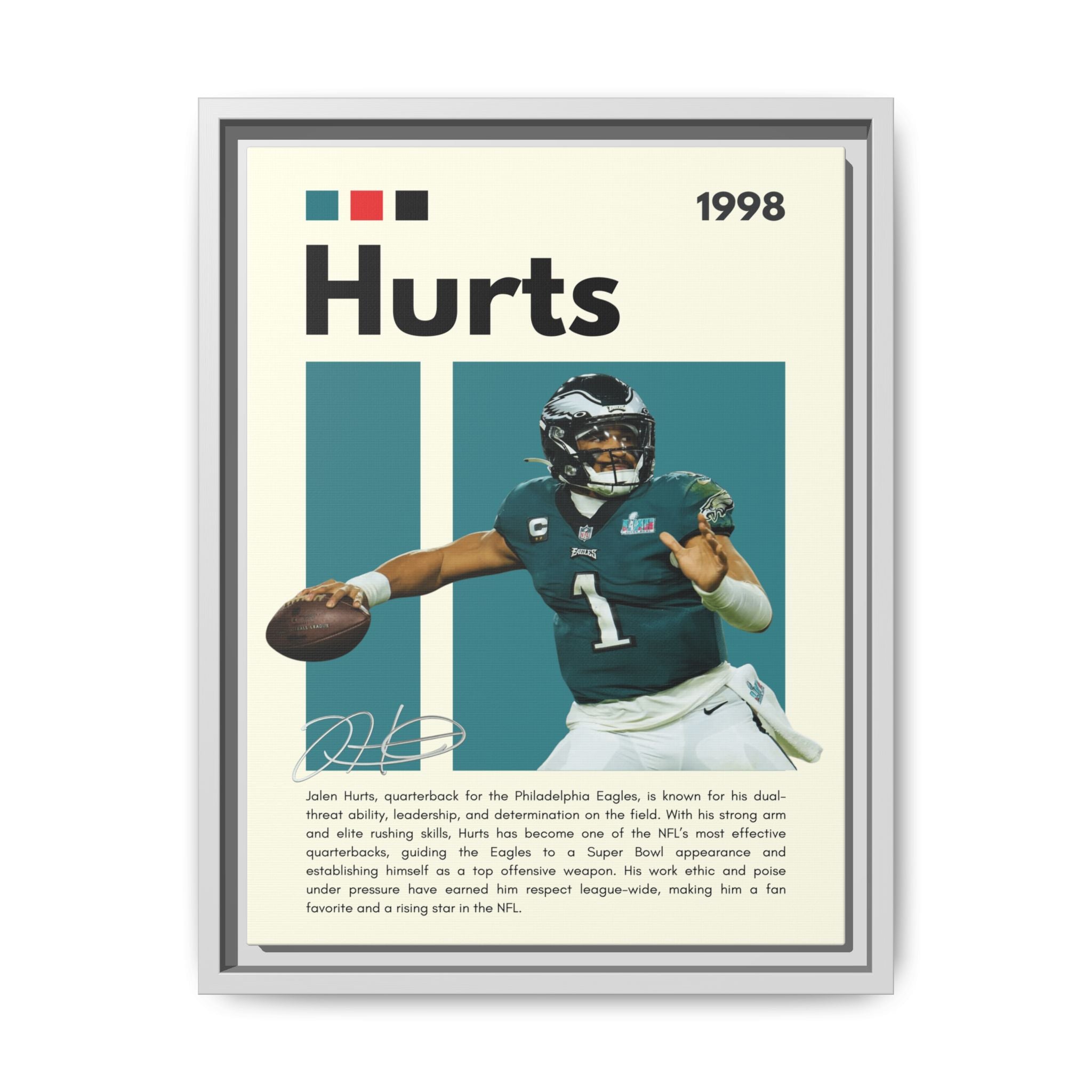 Quarterback's Triumph - Canvas Wall Art