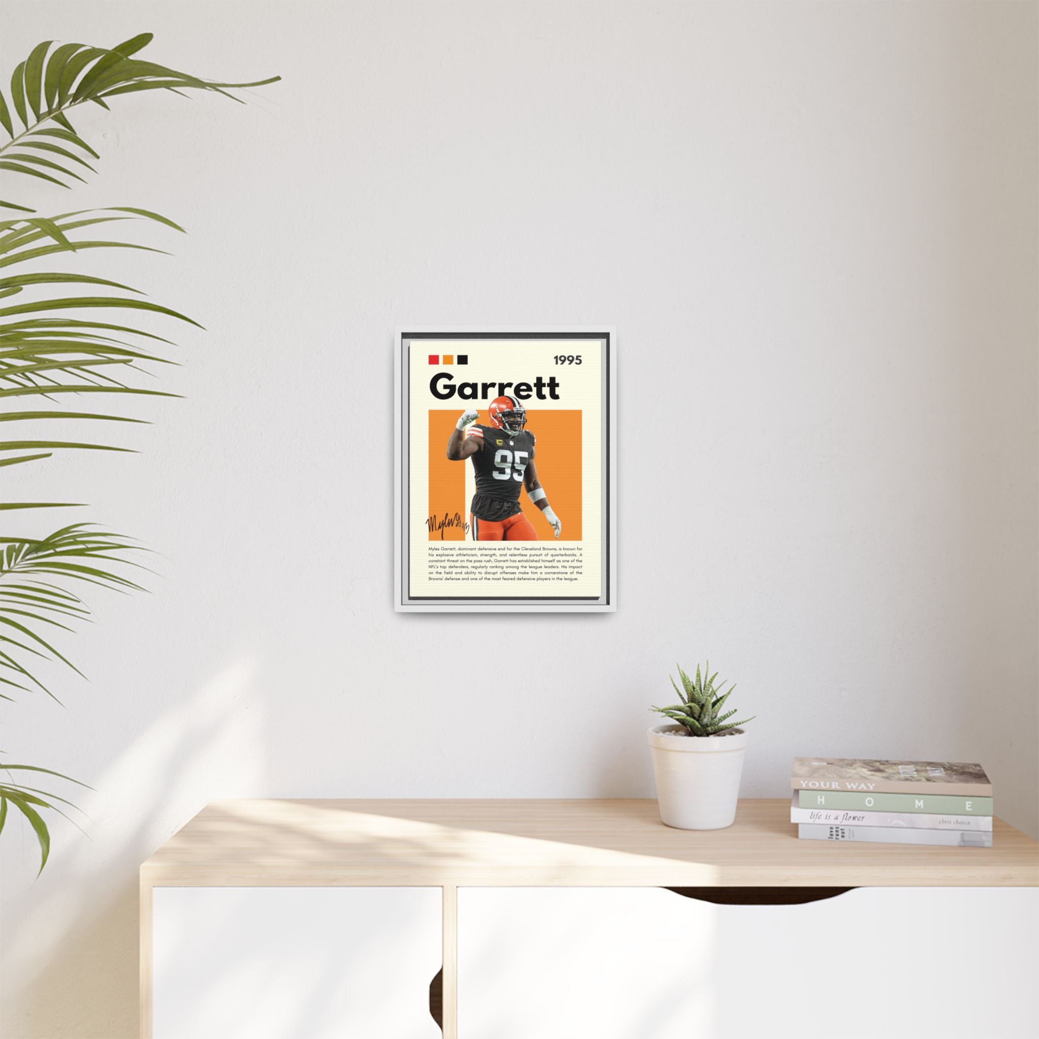 Myles Garrett: Beast of the Browns - Canvas Wall Art