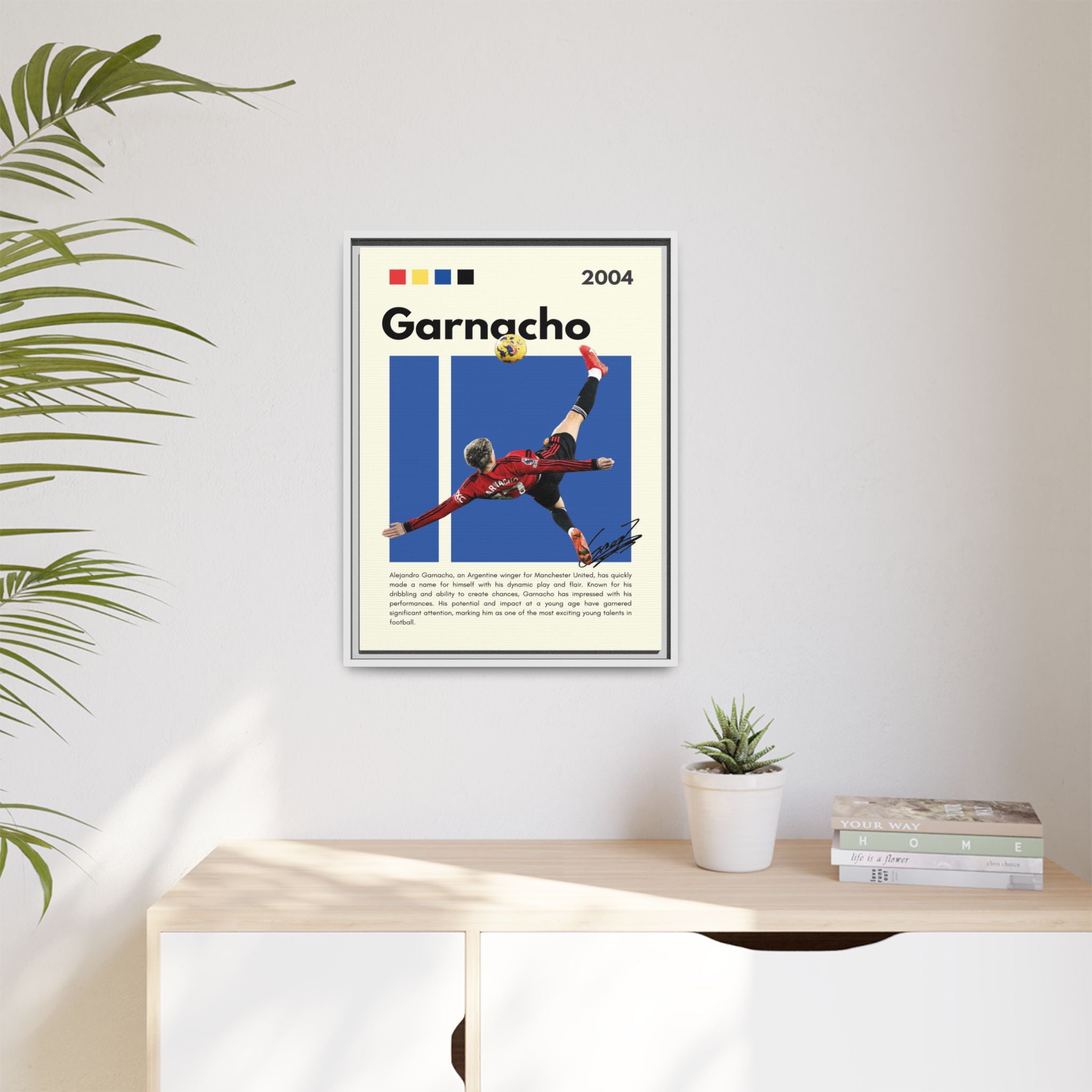 Garnacho Rises - Canvas Wall Art