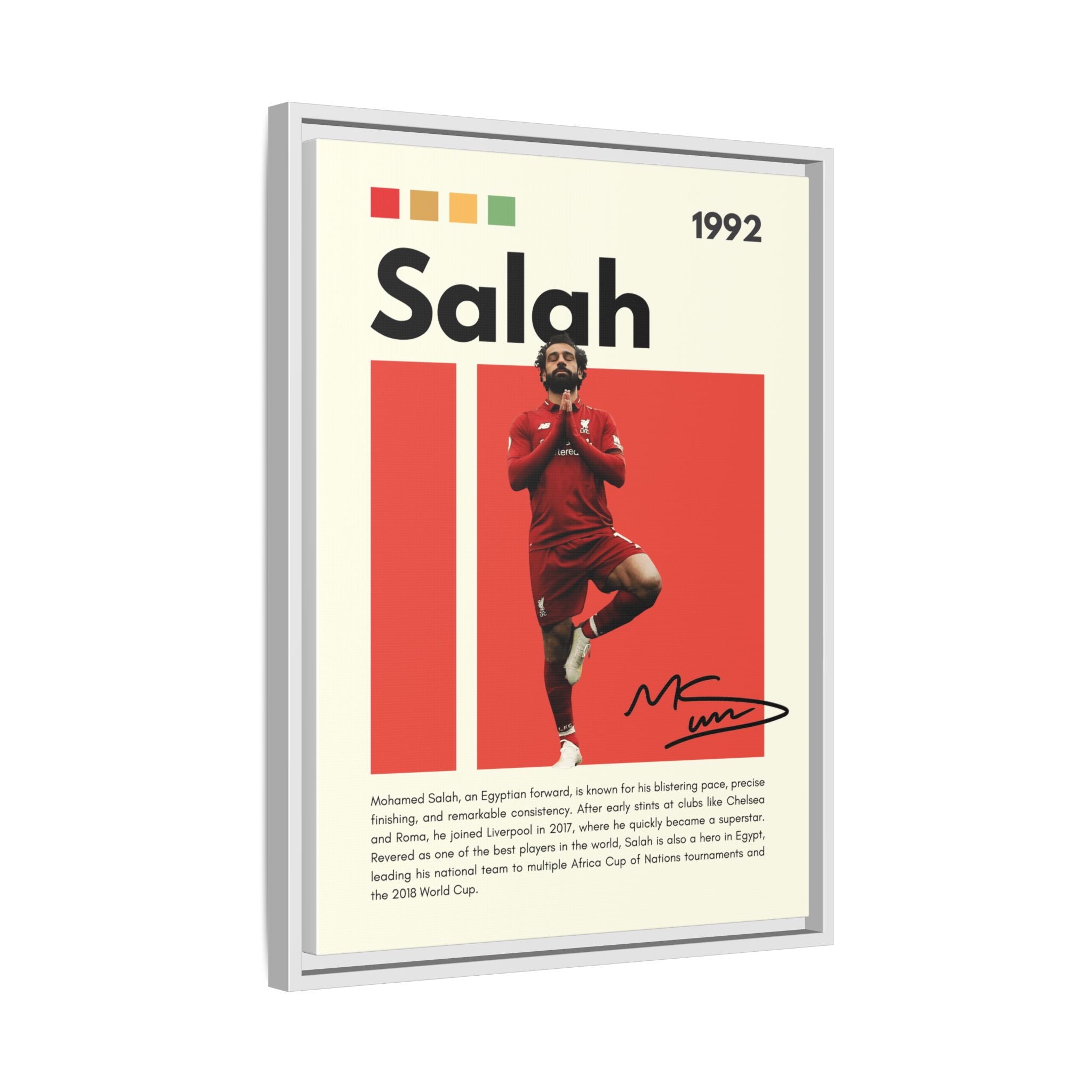 Mohamed Salah: Liverpool Legend
Egyptian King of Football
Salah's Blazing Red Journey
Iconic Forward - Canvas Wall Art
