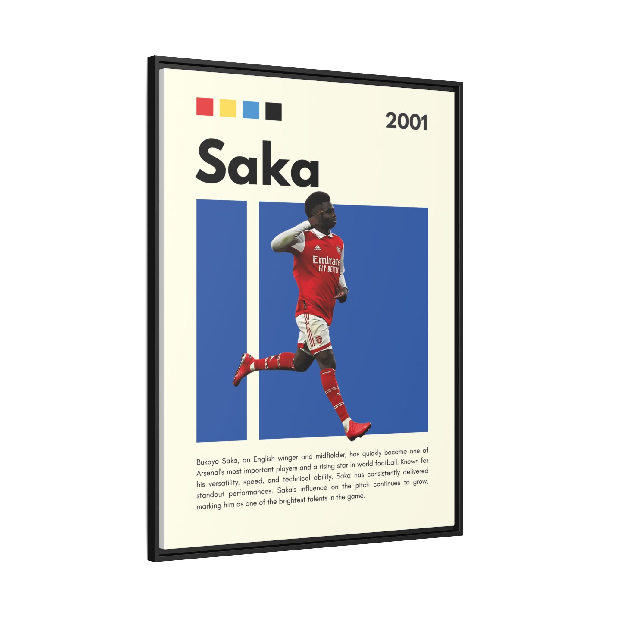 Saka Soars - Canvas Wall Art