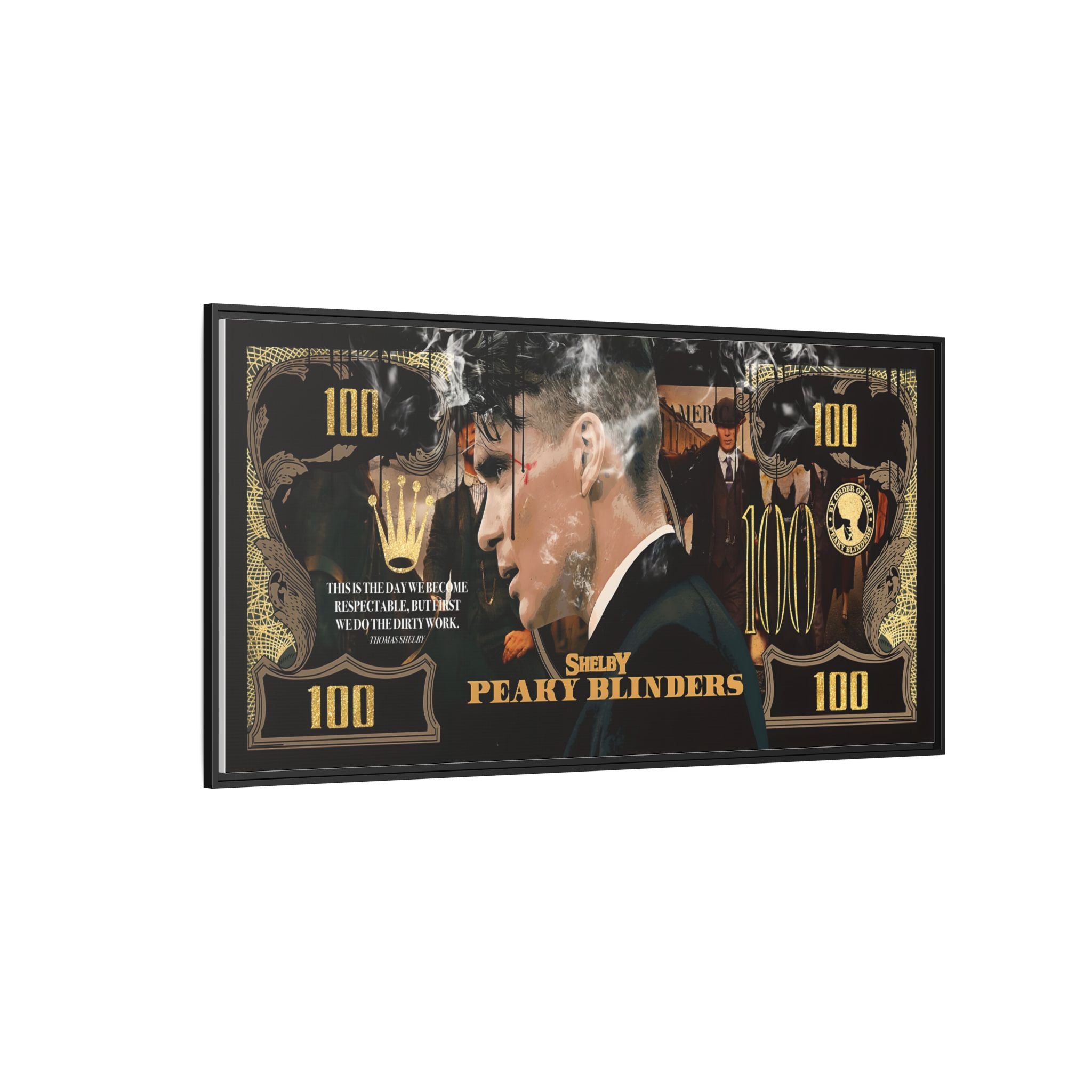 Peaky Blinders Golden Era: Shelby Saga in Commemorative Art, Criminal Elegance Poster - Canvas Wall Art