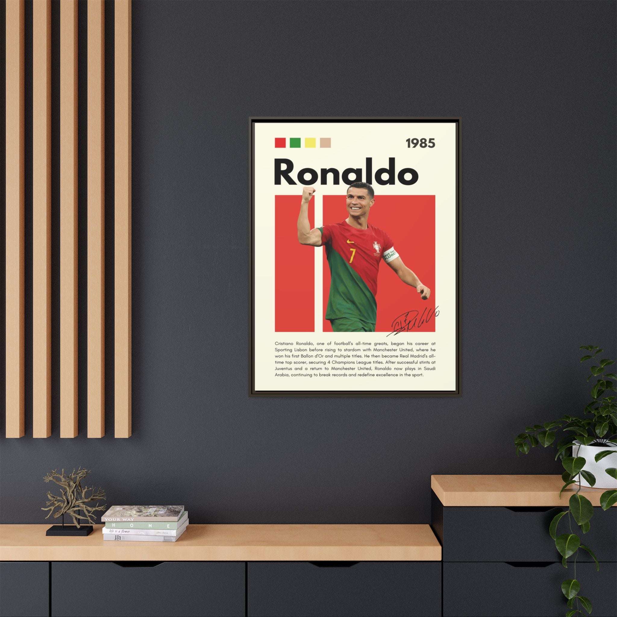 Ronaldo: King of Football - Canvas Wall Art