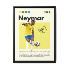 Neymar's Golden Moment - Canvas Wall Art