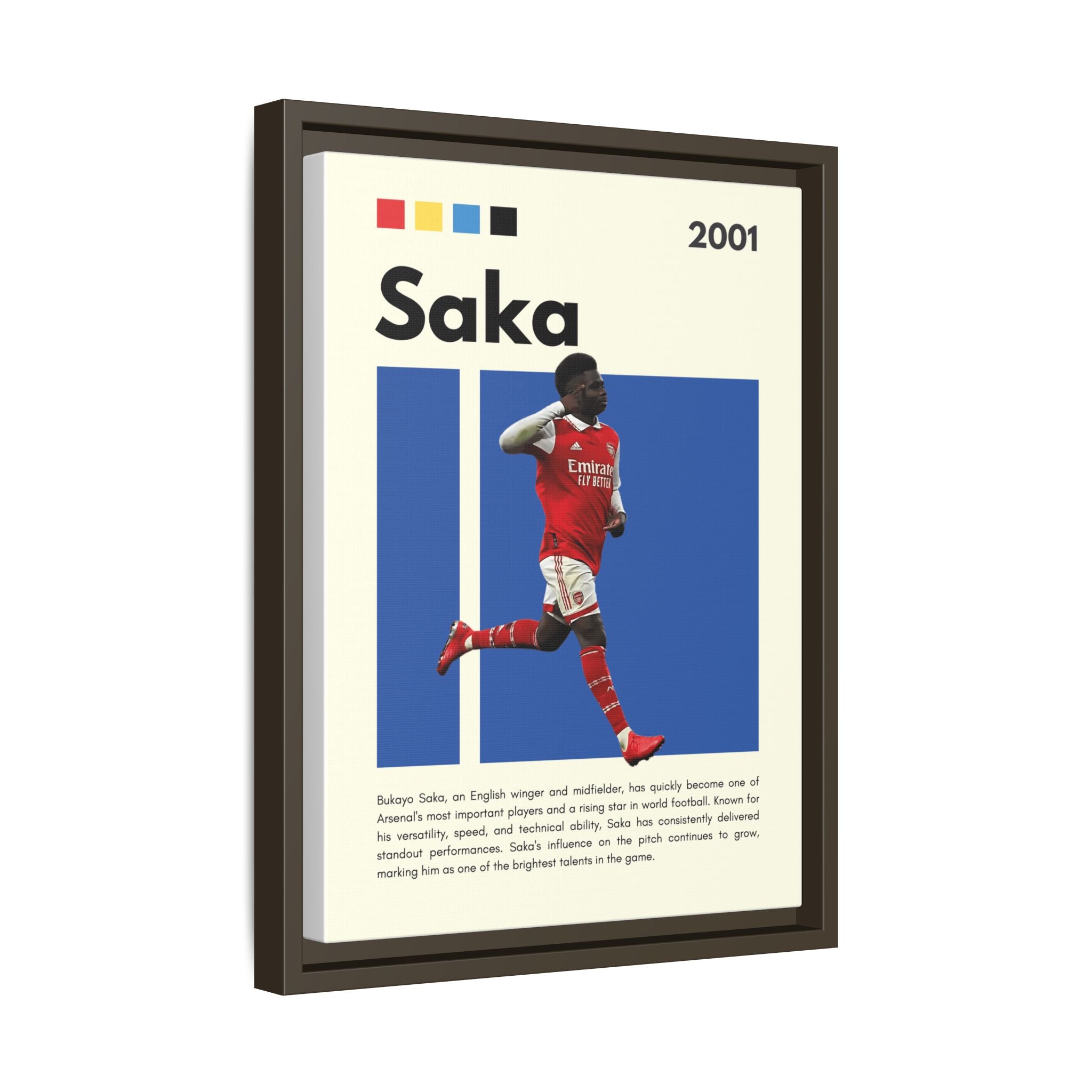 Saka Soars - Canvas Wall Art