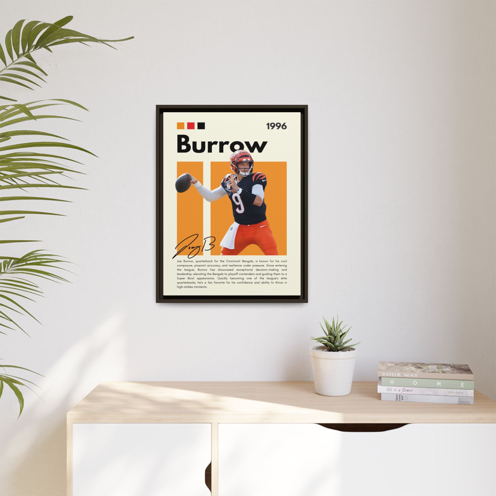 Bengals Blaze - Canvas Wall Art