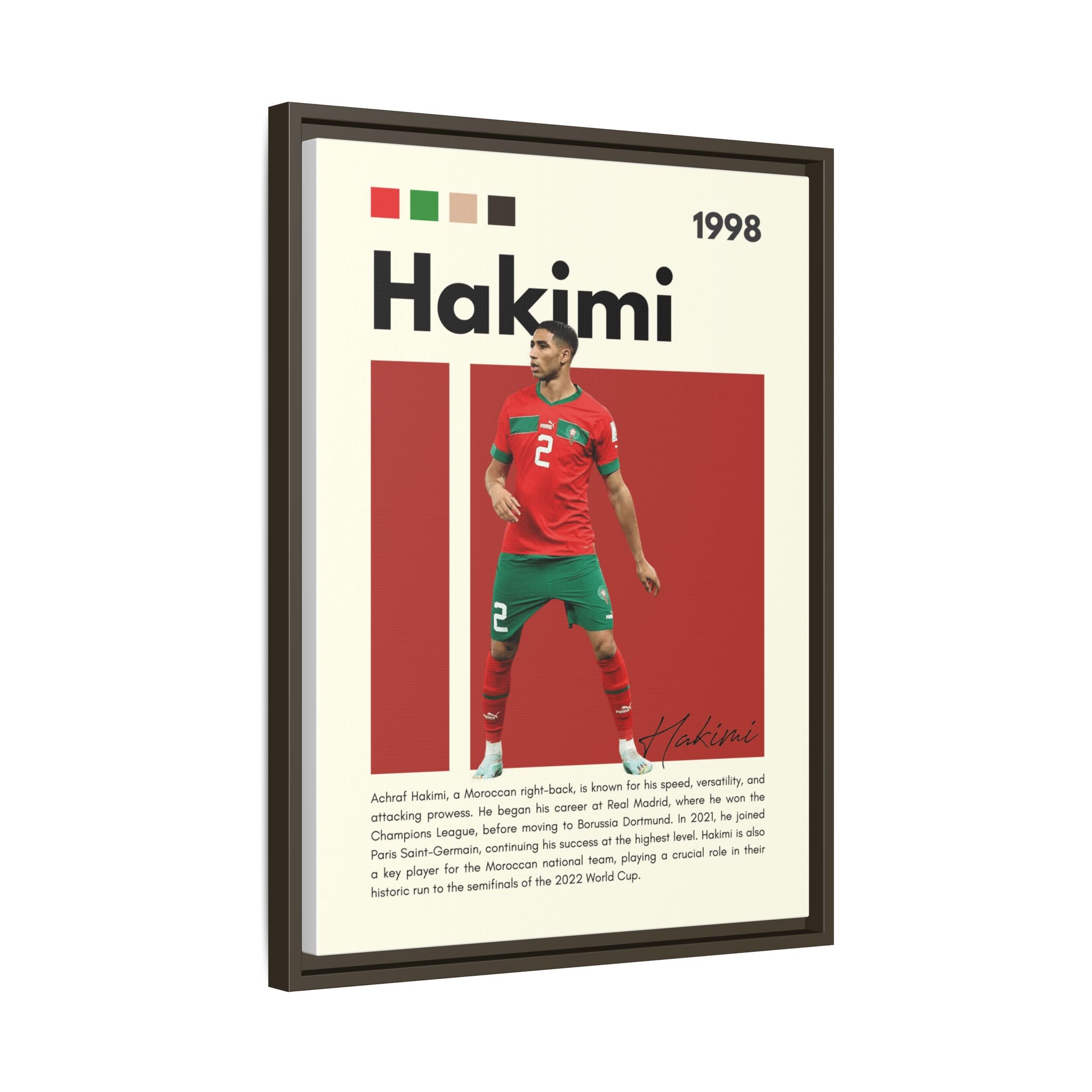Hakimi: Lightning of Morocco - Canvas Wall Art
