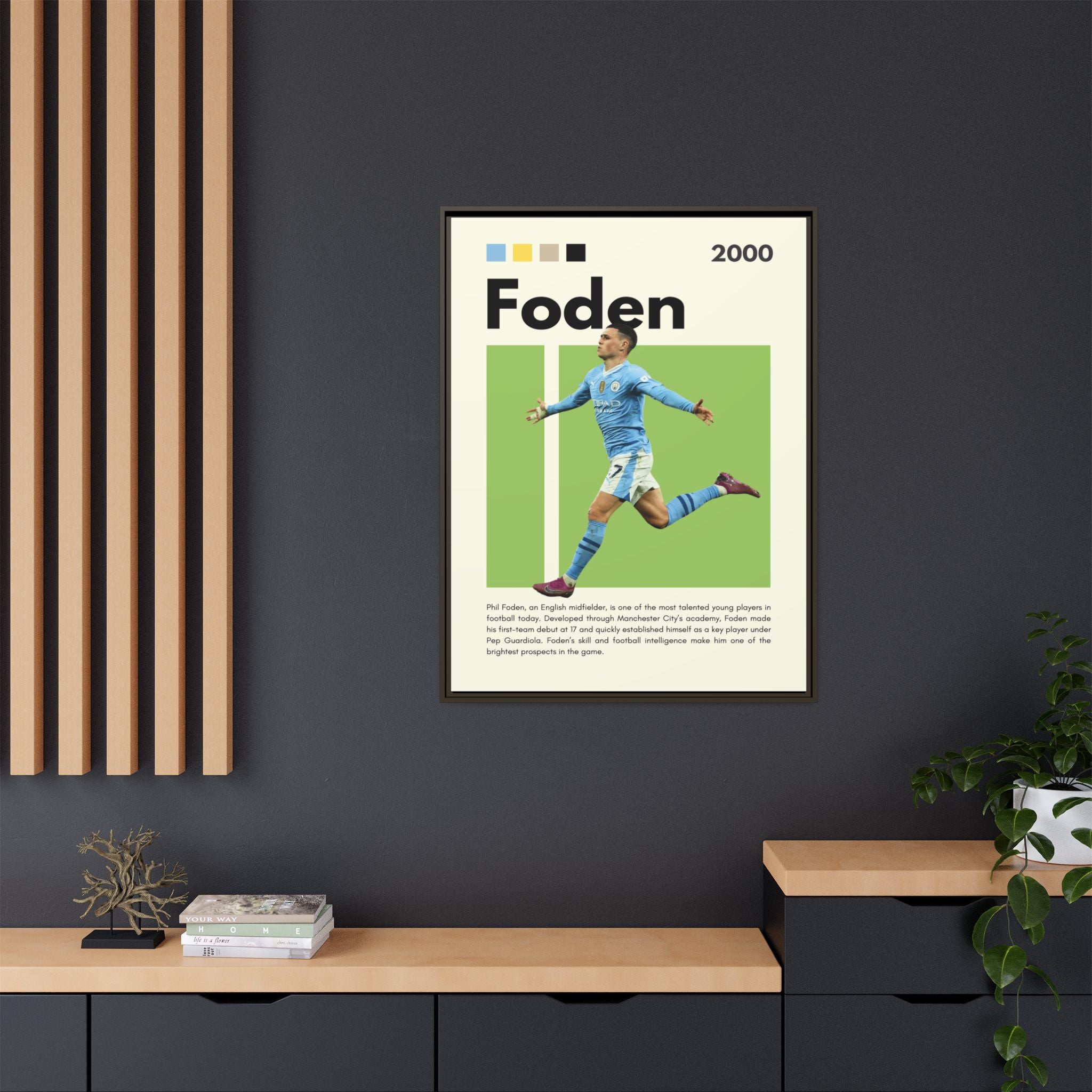 Sky Blue Prodigy - Canvas Wall Art